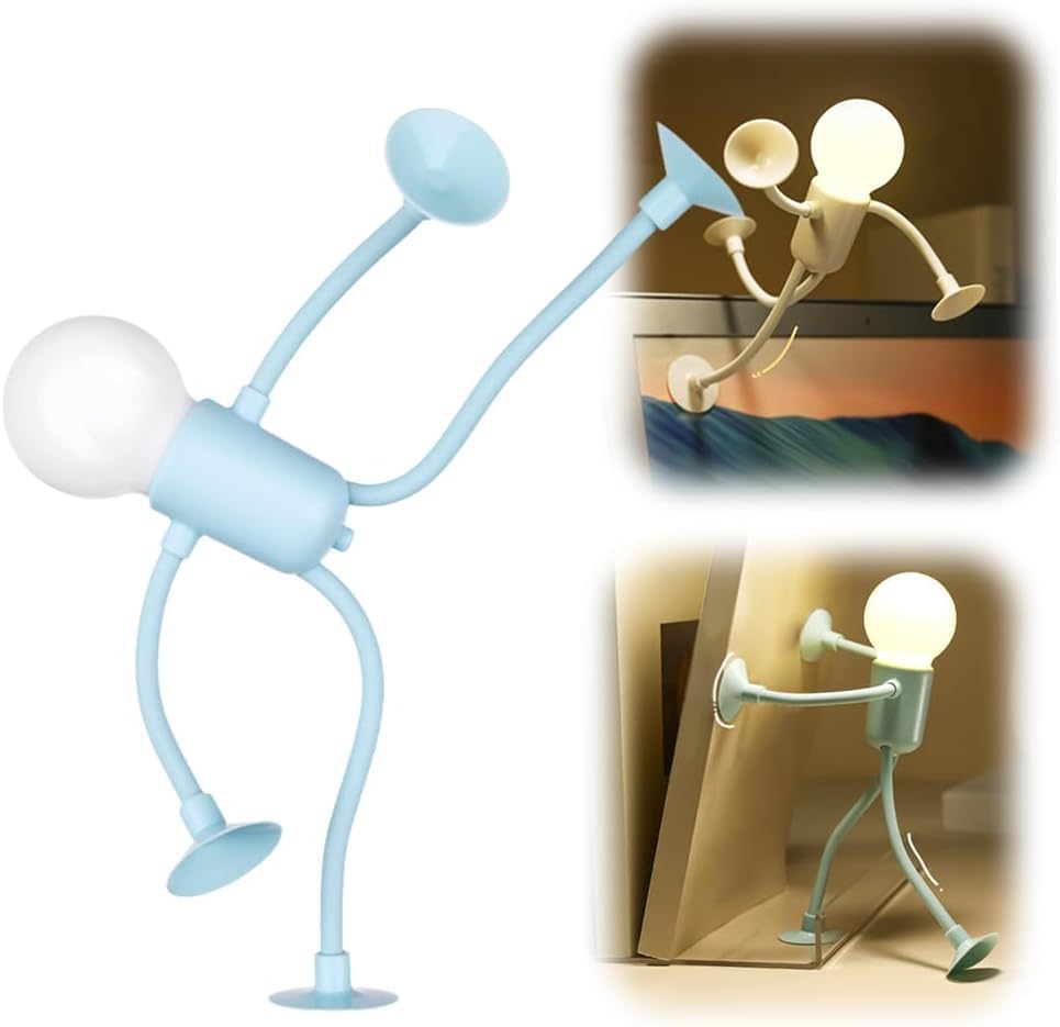 pulunto Changeable Shape Funny Sportsman Night Light, DIY Shape Night Lights, Night Light for Bedroom Bathroom Hallway Kitchen Christmas Decorations