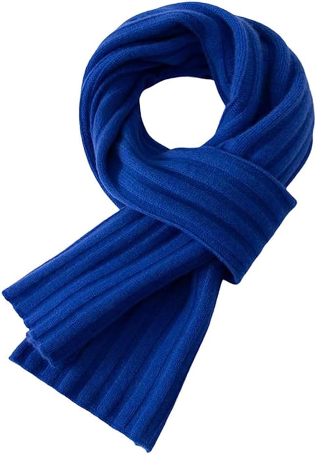 Women's Scarf Warm Knitted Shawl Wrap Solid Color Soft And Casual Neckwear For Everyday Fashion