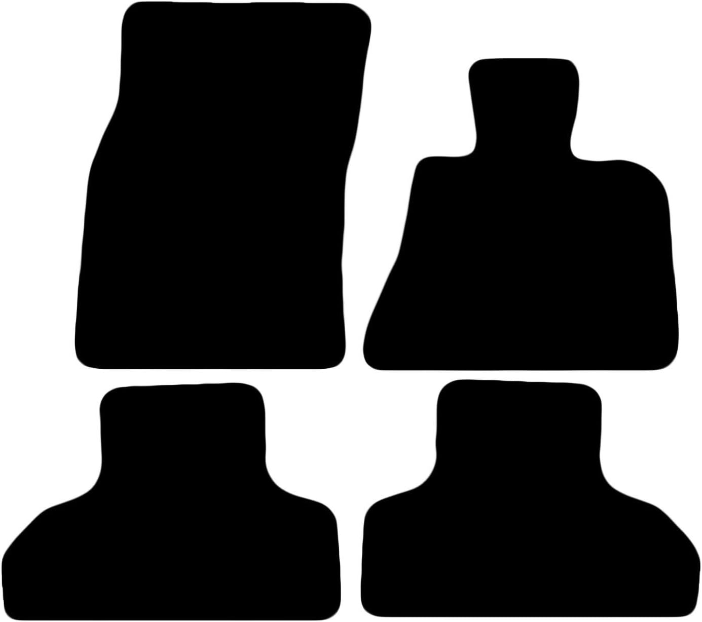 Carsio Carpet Car Mats For BMW X5 F15 2013 2018 4 Piece Set Tailored Fit Floor Mat Complete Accessory Black Custom Fitted - All Weather, Anti-Slip Backing & Black Trim