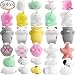 Outee 30 Pcs Mochi Squishies Toys Animal Stress Squishies Mochi Squeeze Mochi Cat Stress Squishies Cat Toy Stress Animals Mochi Squeeze Toy Kawaii