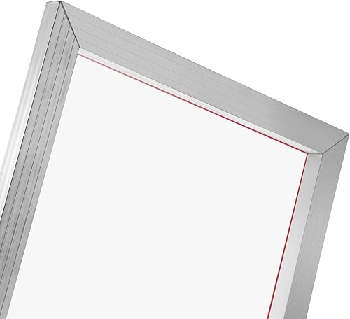 Miniatura 7 de VEVOR Kit de serigrafía, 6 marcos de serigrafía de aluminio, marco de serigrafía de seda de 18 x 20 pulgadas con malla de 160 unidades, malla de