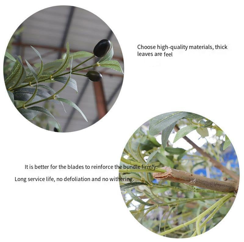 Amazon｜オリーブツリー背の高い偽の鉢植えのオリーブシルクの