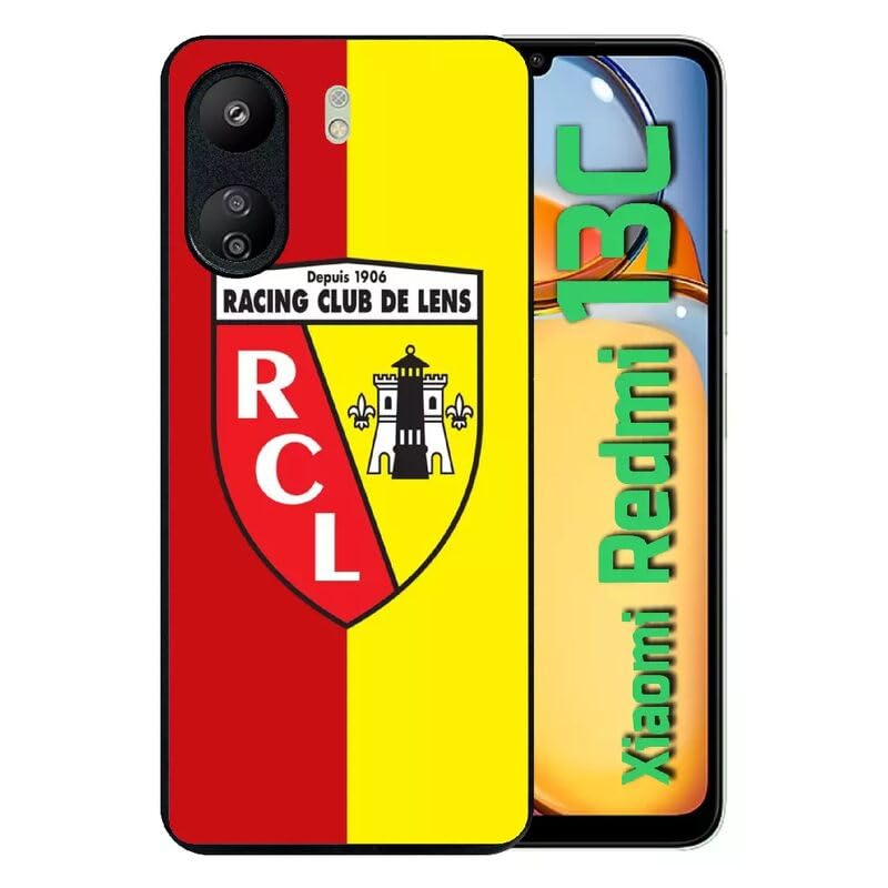 Coque silicone Redmi 13C 4G antichoc RC Lens noir mat