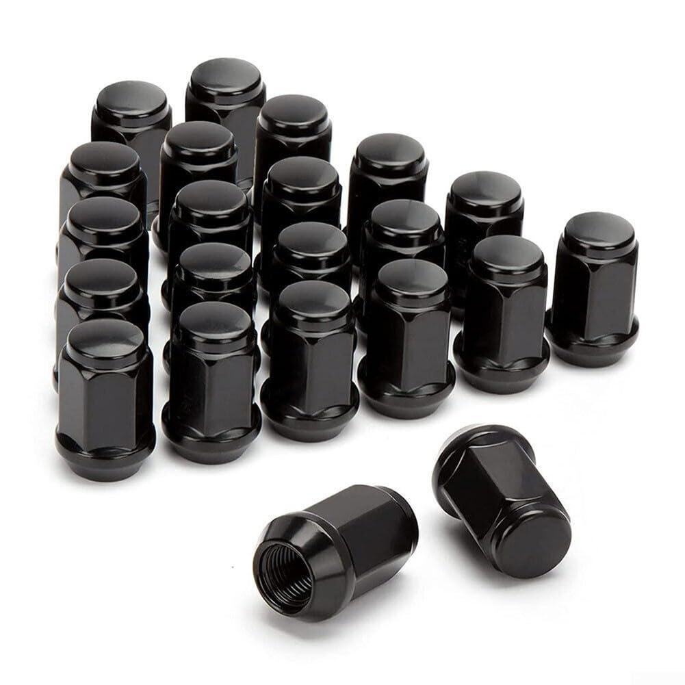 24 tuercas de rueda para Toyota Land Cruiser para Prado y para modelos Ford que confirman la compatibilidad a través de rosca de 12 x 1.25 y tipo de asiento