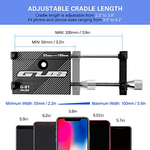 DECDEAL Suporte de Montagem de Telefone de Bicicleta Ajustável MTB Mountain Bike Motocicleta Guiador