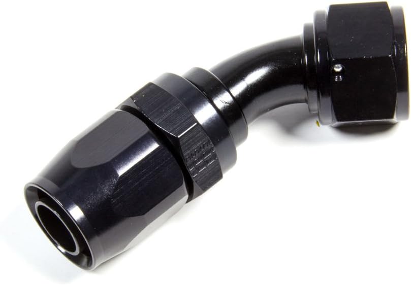 Fragola 224511-BL Black Hose Fitting 10 45 Deg to 12 Hose