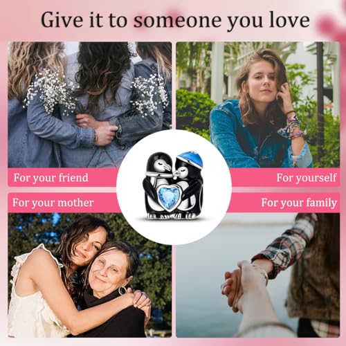 Image of 925 Sterling Silver Charms,Hypoallergenic Beads,Compatible with Pandora Bracelets and Necklaces,Women Holiday Gift Pendants