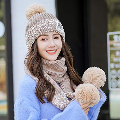 Bonnet tricoté pour étudiantes le style sauvage idéal pour aller en cours en hiver