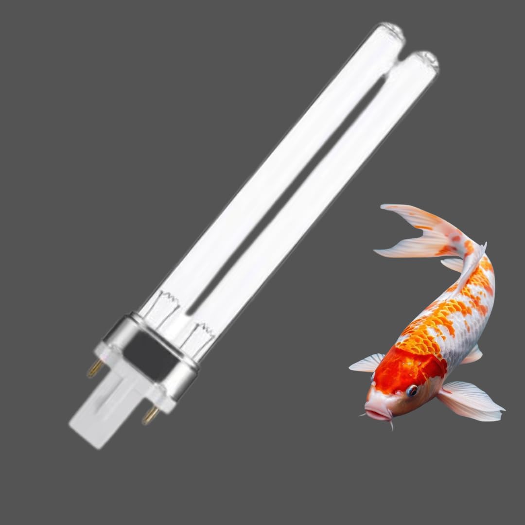 Premier Plants Aquarium UV Replacment Light for Cannister Filter/Internal Filter/Pond Filter with a 2 Pin Base Germicidal Ultraviolet (9Watts) (B0D2DT4R6X) Amazon Price History, Amazon Price Tracker