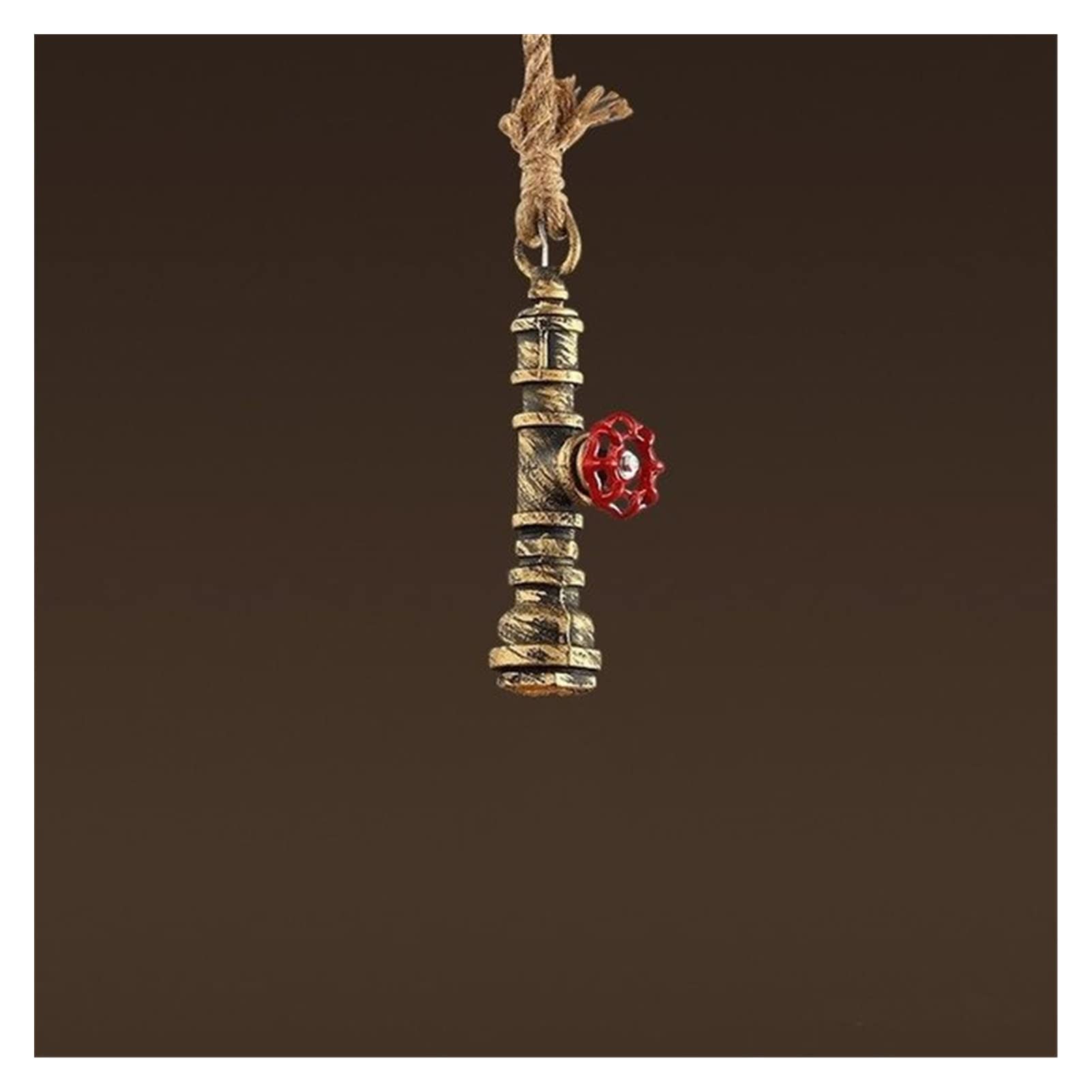 Tuyau d'eau suspension éclairage industriel pour raviver un salon sombre au style loft