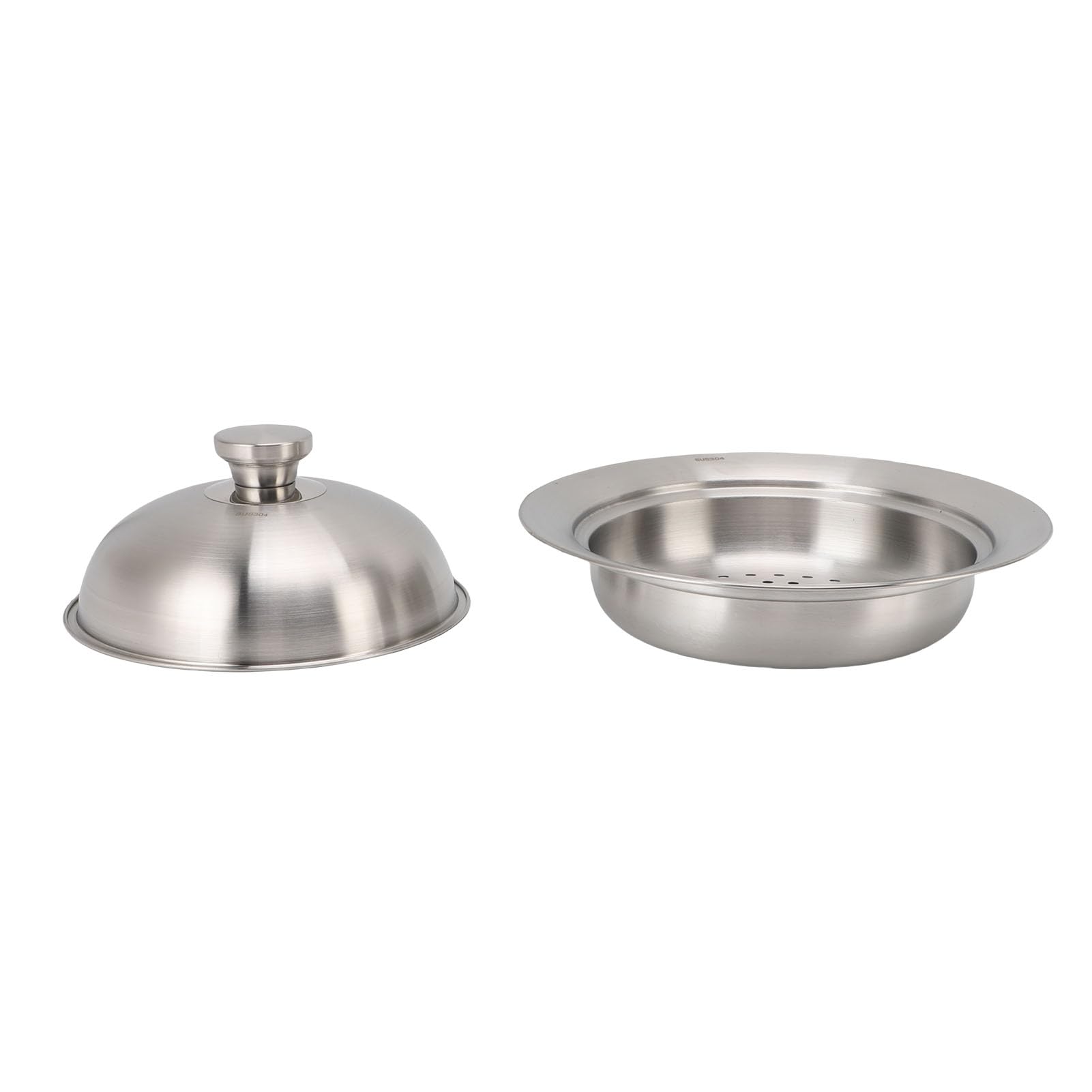 Plaque à vapeur antirouille et égouttoir à nouilles perforé en inox