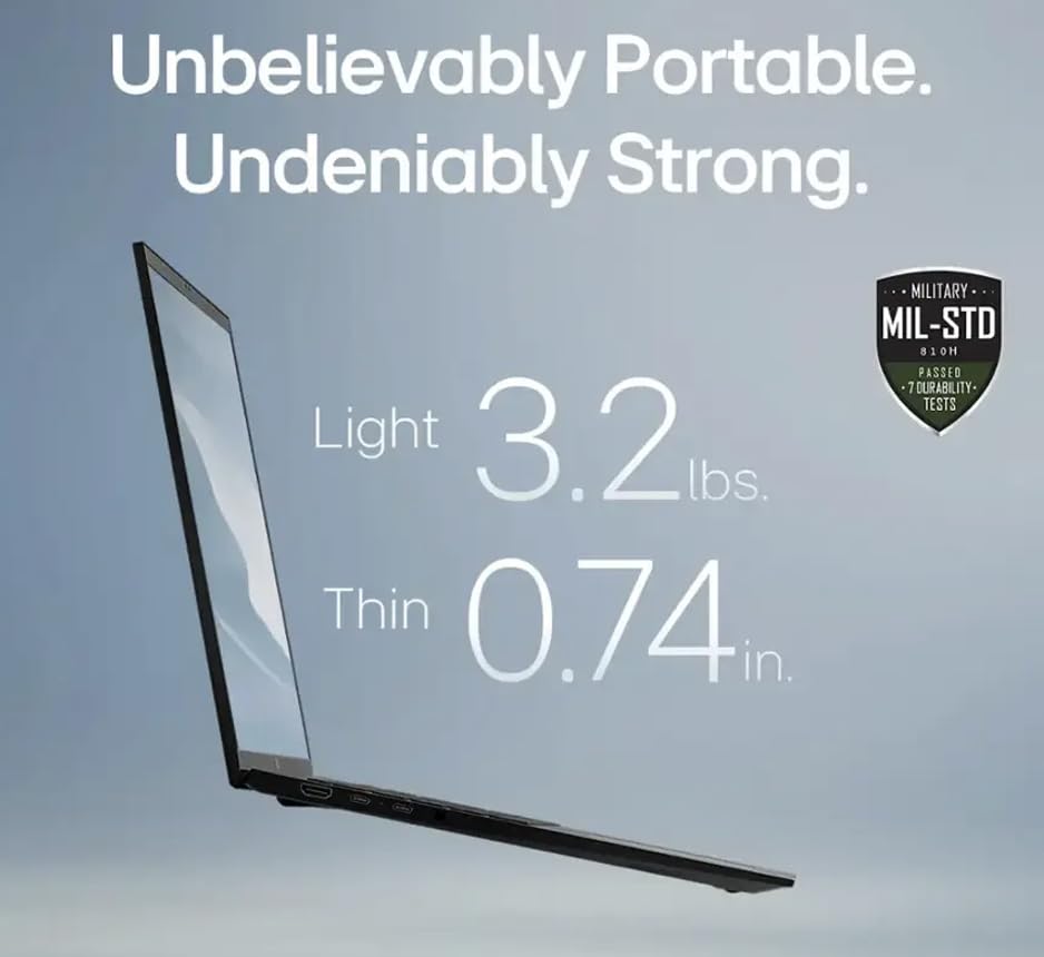 Image of LG gram 17 AI Copilot+ Business Laptop 17.0 inch Touchscreen IPS WQXGA Display