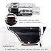 Car LED Door Light Logo Ghost Shadow Projector Laser Welcome Lights Symbol Emblem Courtesy Step Lights Ground Lamp Kit for Audi Series (4 Pack)