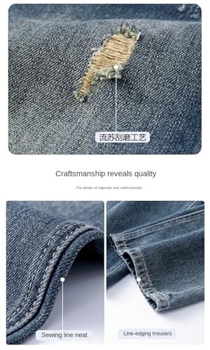 Jeans Pants Trousers Denim Retro Classic Men's Spring and Autumn Versatile Casual Wide Leg 5