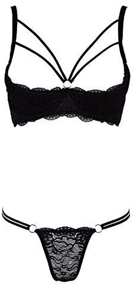 Cottelli Collection Lingerie Shelf Bra Set, 117 g
