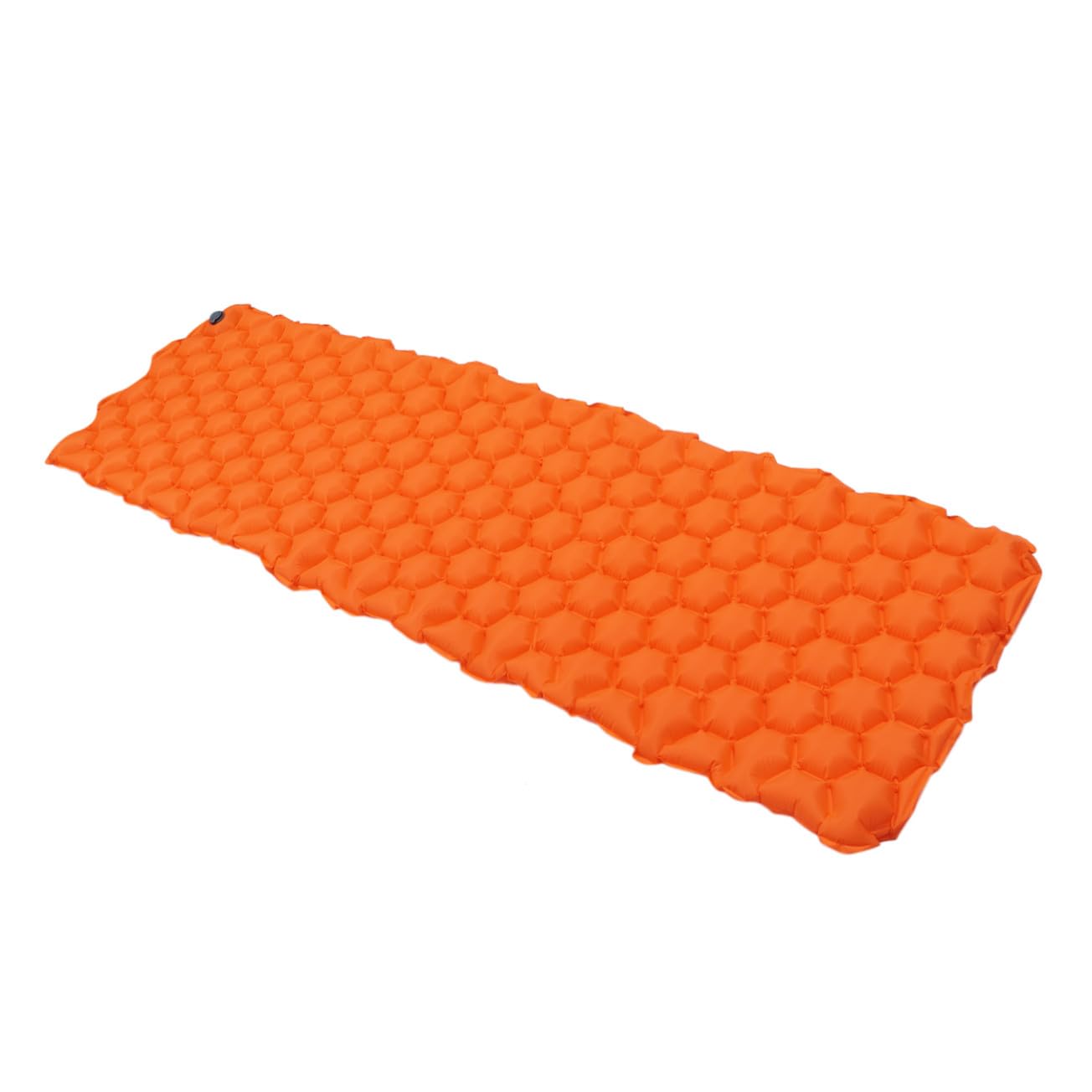 Matelas de camping gonflable orange 192x58x6 cm étanche pour vos randonnées