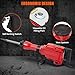 Electric Jack Hammer, 2200W Heavy-Duty Concrete Breaker Tool Kit With 4-Piece Chisels Bit Set