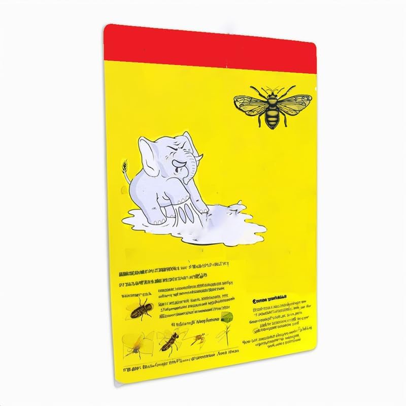 Sticky Insect Trap (Yellow, 6.5 x 8 Inch, Large Size) - Pack of 5 Design May Different (B0D9CSQMHV) Amazon Price History, Amazon Price Tracker