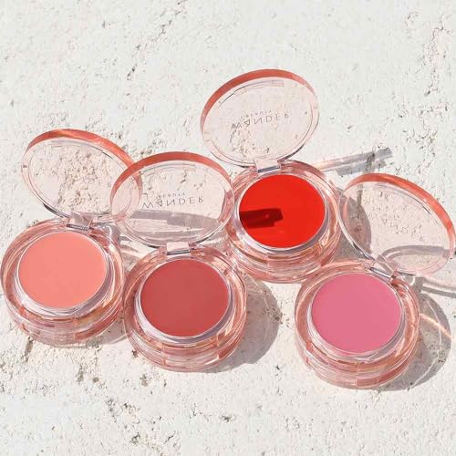 Image of Wander Beauty Double Date Lip & Cheek - Be Mine /Swipe - 4-in-1 Cream Blush & Lip Tint - Blush, Lip Moisturizer, Lip Balm, & Eye Gloss - Multitasking Eye, Cheek, and Lip Makeup With Green Tea - 0.07 oz