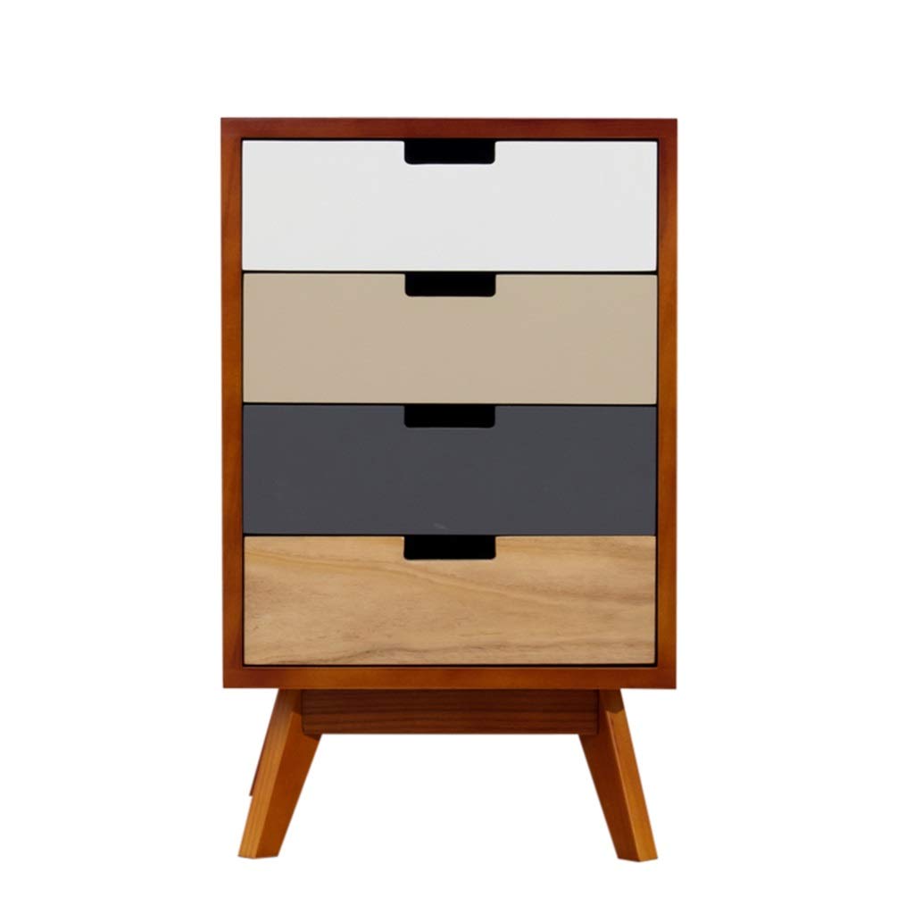 YNIYUJKL File Cabinet Nordic Wind Bedside Table Simple Modern File Cabinet Home Storage Drawer Cabinet Multifunctional Wooden Office File Cabinet Office Filing Cabinet,Brass