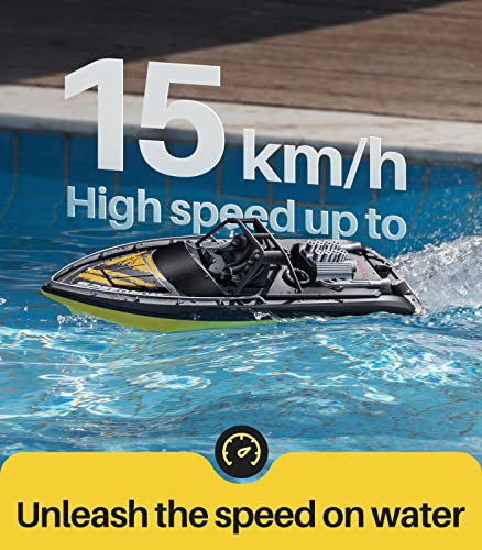 image for SYMA RC Boat for Adults and Kids, Q12 2.4GHz 1:28 Scale High-Speed Rem