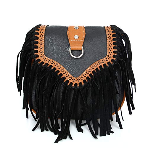 Borse a Tracolla Donna Borsa Piccola Frange Boho