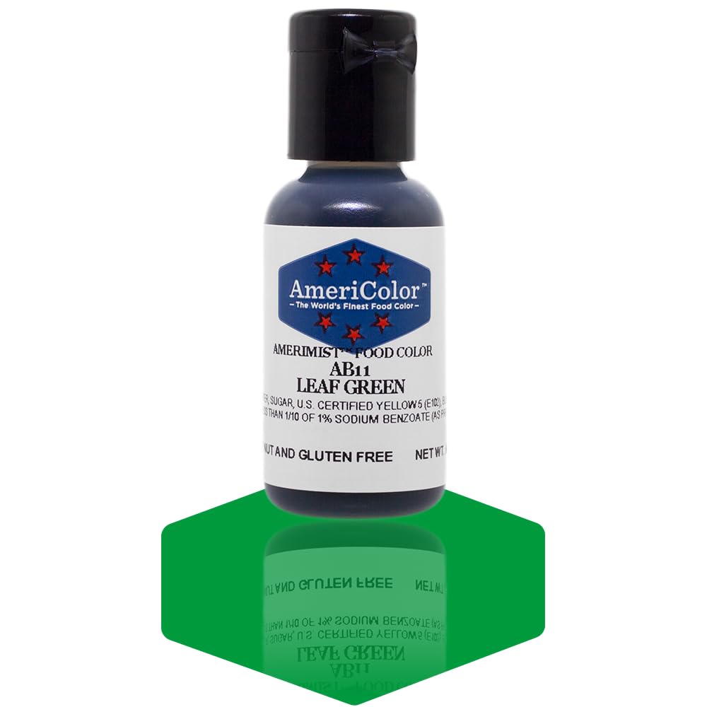 AmeriColor AmeriMist Leaf Green Airbrush Food Color, .65 oz.