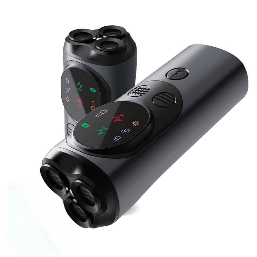 Dog Bark Deterrent Devices for Own or Neighbor Dog Rechargeable Ultrasonic Dog Trainer 50Ft Effective Safe Anti Barking Device, 3X Sonic Emitters, Portable Indoor Outdoor, Space Grey