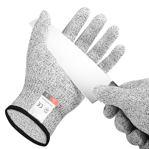 Anti-Cut Gloves Kitchen Anti-Cut Gloves Work Carving Gloves for K...