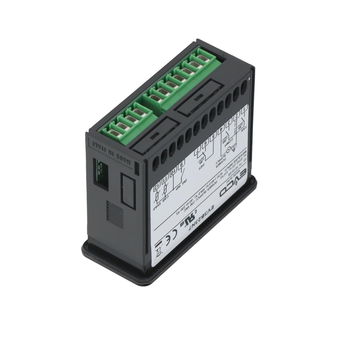 Termostato digital para todos los controles, refrigerador, EVCO, congelador EV3B23N7, 230 V