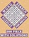 Word Search Puzzles For Adults 500 Piece: This Is An Adults Massive Challenging Word Search Hard Puzzle Book For Brain Health And Test The Intelligence Level