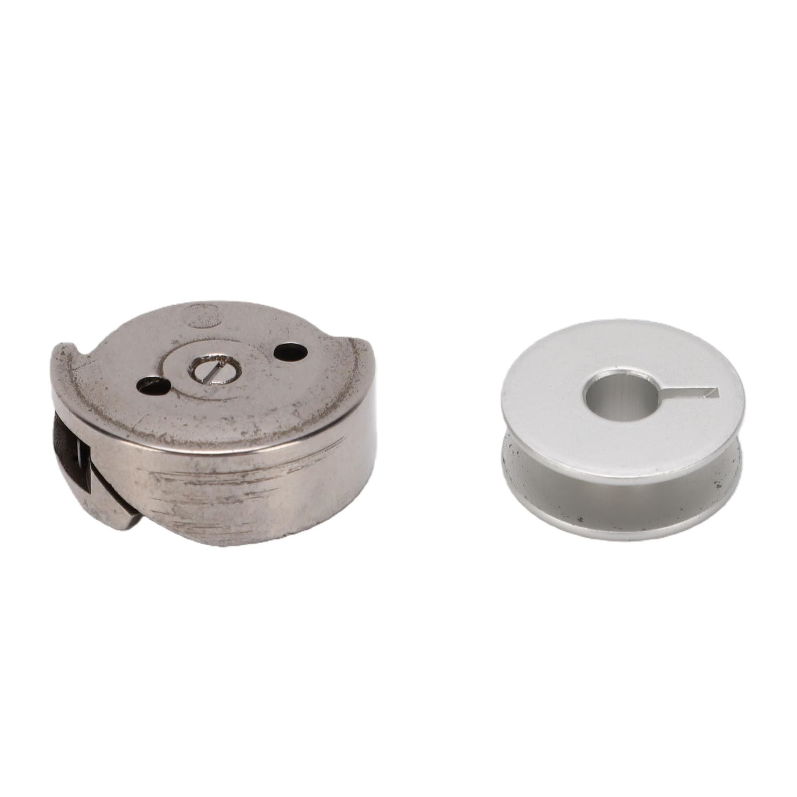 Bobina per Cucire e Gancio Navetta, Ricambio per Macchina da | Acciaio Inox e Lega di Alluminio, Ricambio 81952 82552, Esterno lucido.