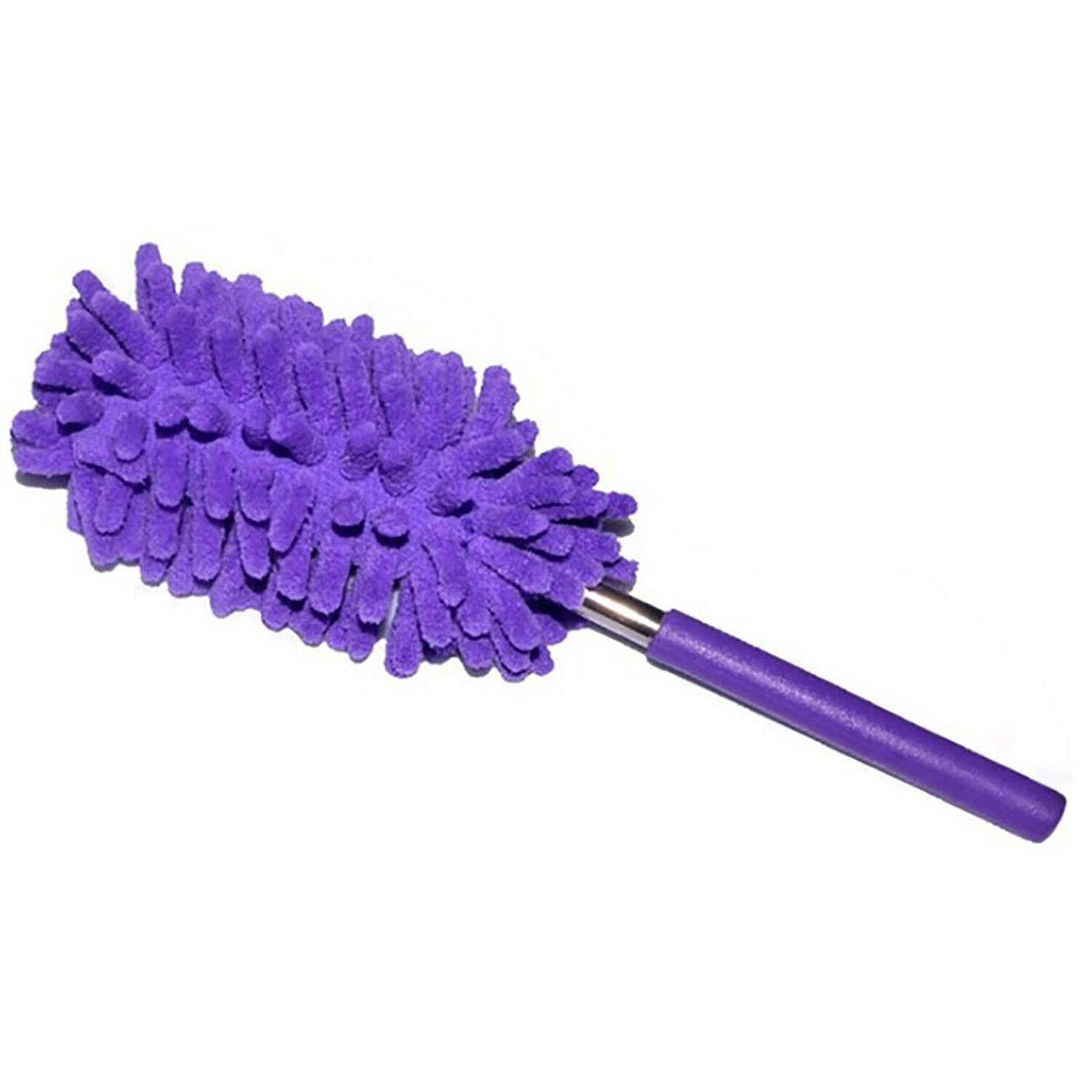 Walgreen Purple Duffy® Extendable Telescopic Magic Microfibre Cleaning Feather Duster Extending Brush Creative And Exquisite Workmanship (Purple)