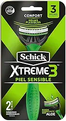 SCHICK Aparelho De Barbear Schick Xtreme 3 Lâminas Pele Sensível 2 Unidades