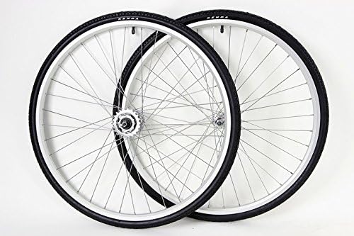 700c Shimano Nexus 3 Speed Hub Hybrid Road Wheels Wheel Set with Shifter and 700c x 32mm Tires
