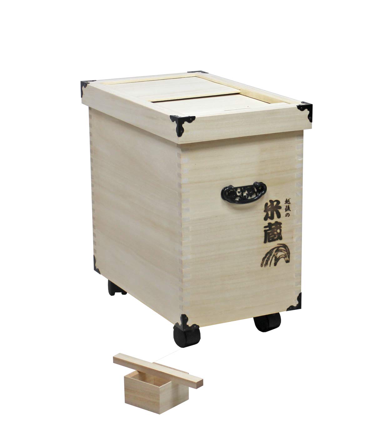 Amazon | 純和風 桐製 米びつ 「 米蔵 シリーズ 」 20kg用 GL-20（ 一