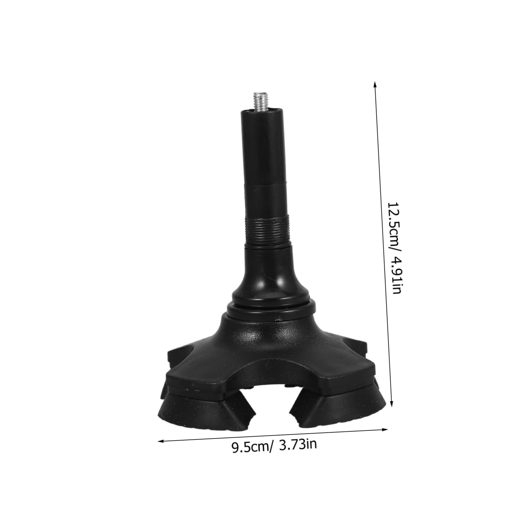 BUTIFULSIC Crutch Pads Foot Pad Cane Accessories Stable Tips for Canes Trekking Pole Tips Stable Cane Tips Stable Tips for Walking Sticks Crutches Accessories Crutch Tips Plastic Black