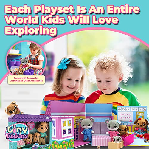 Tiny Tukkins CP-041303 Doggy Family Stuffed Animal Preschool Playset- Play Preschool Set thumb #4