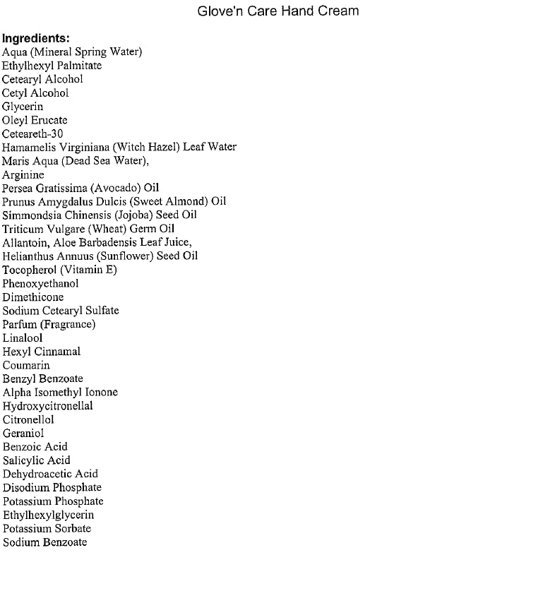 Miniatura 3 de Glove'n Care 1204-00 Crema de manos, bomba, bomba, 8.5 onzas