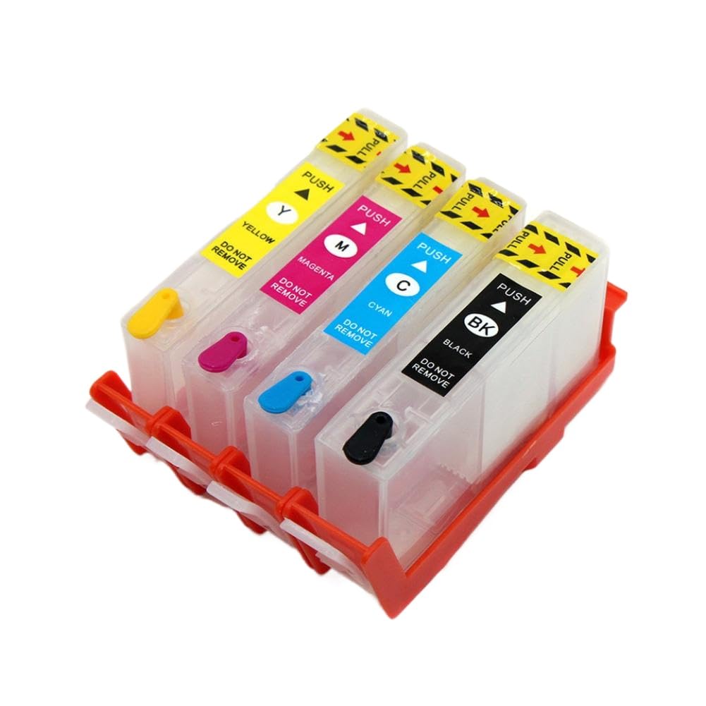 4er Pack Nachfüllbare Tintenpatrone Mit Chip 912 912XL Kompatibel Mit HP OfficeJet 8012 8014 8015 8017 8022 8023 8024 8025 8026 8028 8035(US-H-910)