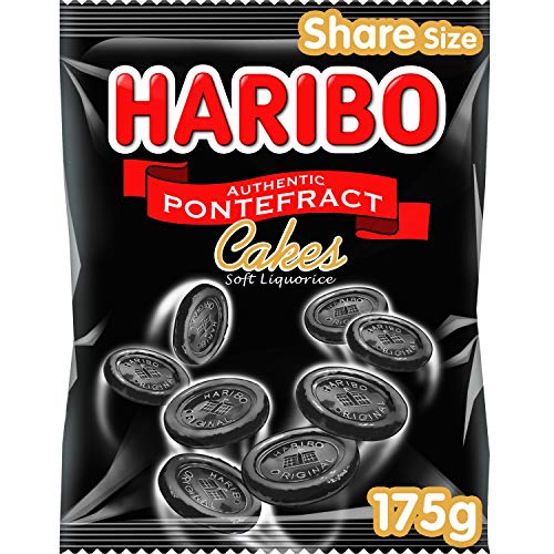 Haribo Pontefract Cakes Soft Liquorice Sweets 175g