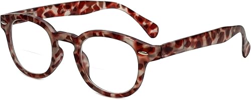 Miniatura 2 de Calabria 4376CB - Gafas de lectura vintage bifocales con estuche a juego en rojo +1.75