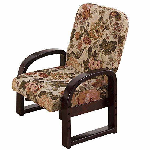 リクライニングやすらぎ座椅子 華 花柄 ARYZ-5661AK