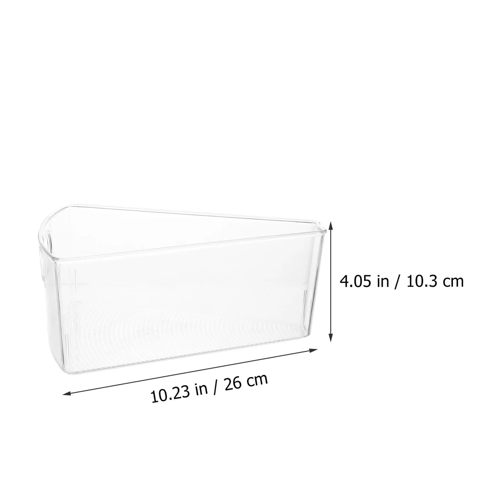 Scatola portaoggetti for frigorifero con maniglia Contenitore trasparente for congelatore Cucina domestica