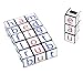 UPlayToys Reading Cubes (5pcs New Version), Montessori Phonetic Blocks for The Beginning Reader Toddler 3 4 5 6 Year Old, Phonics Games for Kindergarten, CVC Words Builders, Small Size for Kids