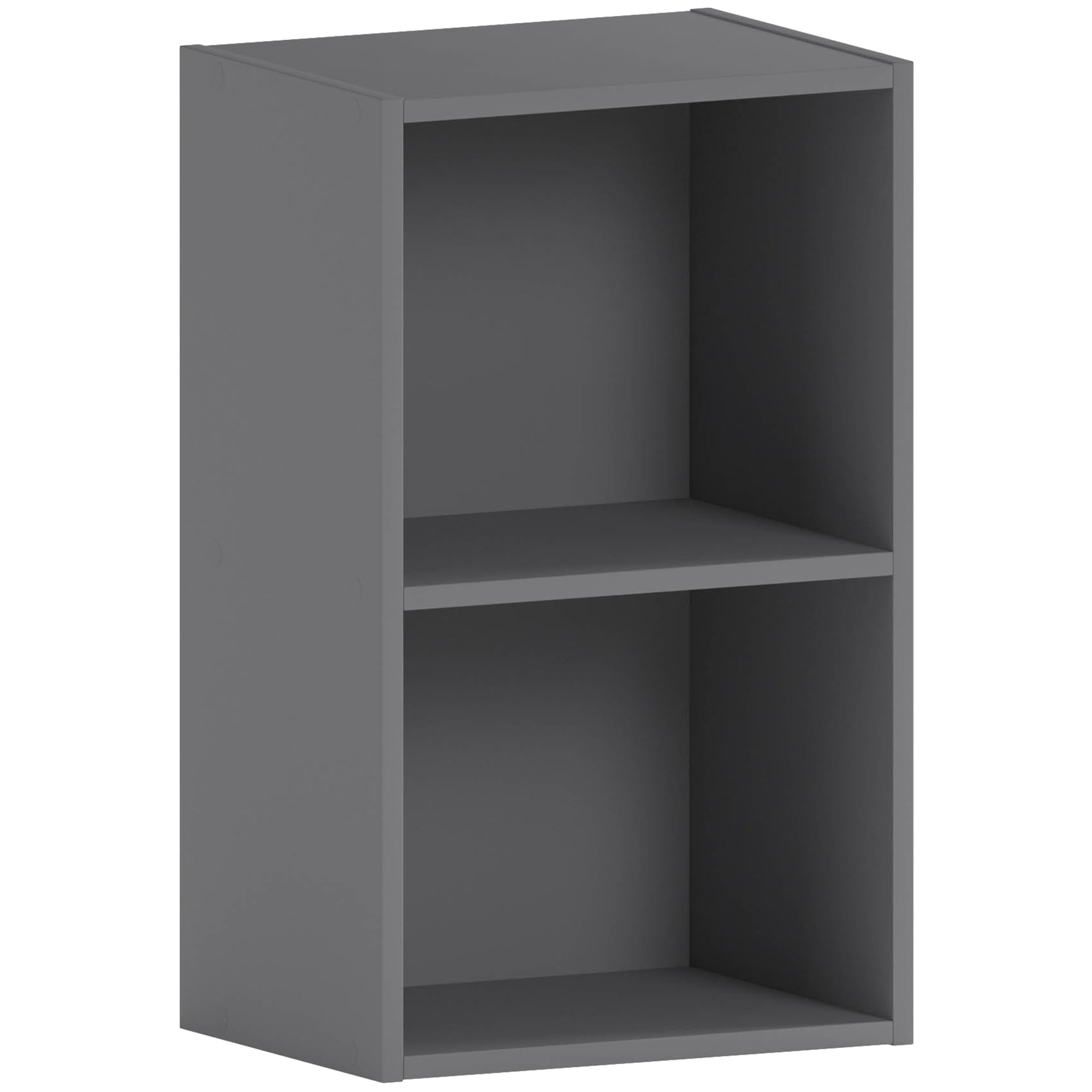 Vida Designs Oxford 3 Tier Cube Bookcase, White Wooden Shelving Display Storage Unit Office Living Room Furniture — view 30