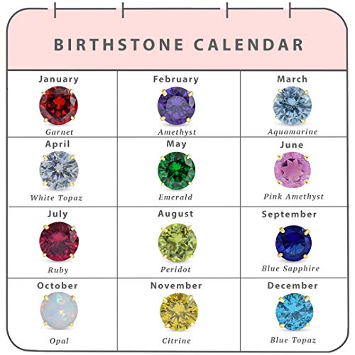 Femme Luxe Birthstone Tennis Bracelet For Women, January To December Birthstones, Hypoallergenic 925 Sterling Silver, Gift Ready Packaging (Red Garnet - January) #TOP5
