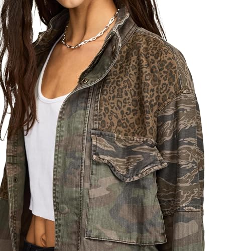 Veste courte Lucky Brand pour vos sorties décontractées style patchwork - 3
