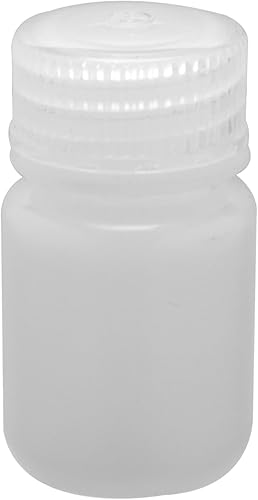EISCO Botella de reactivo, 1.0 fl oz - Boca ancha con tapón de rosca - HDPE Labs