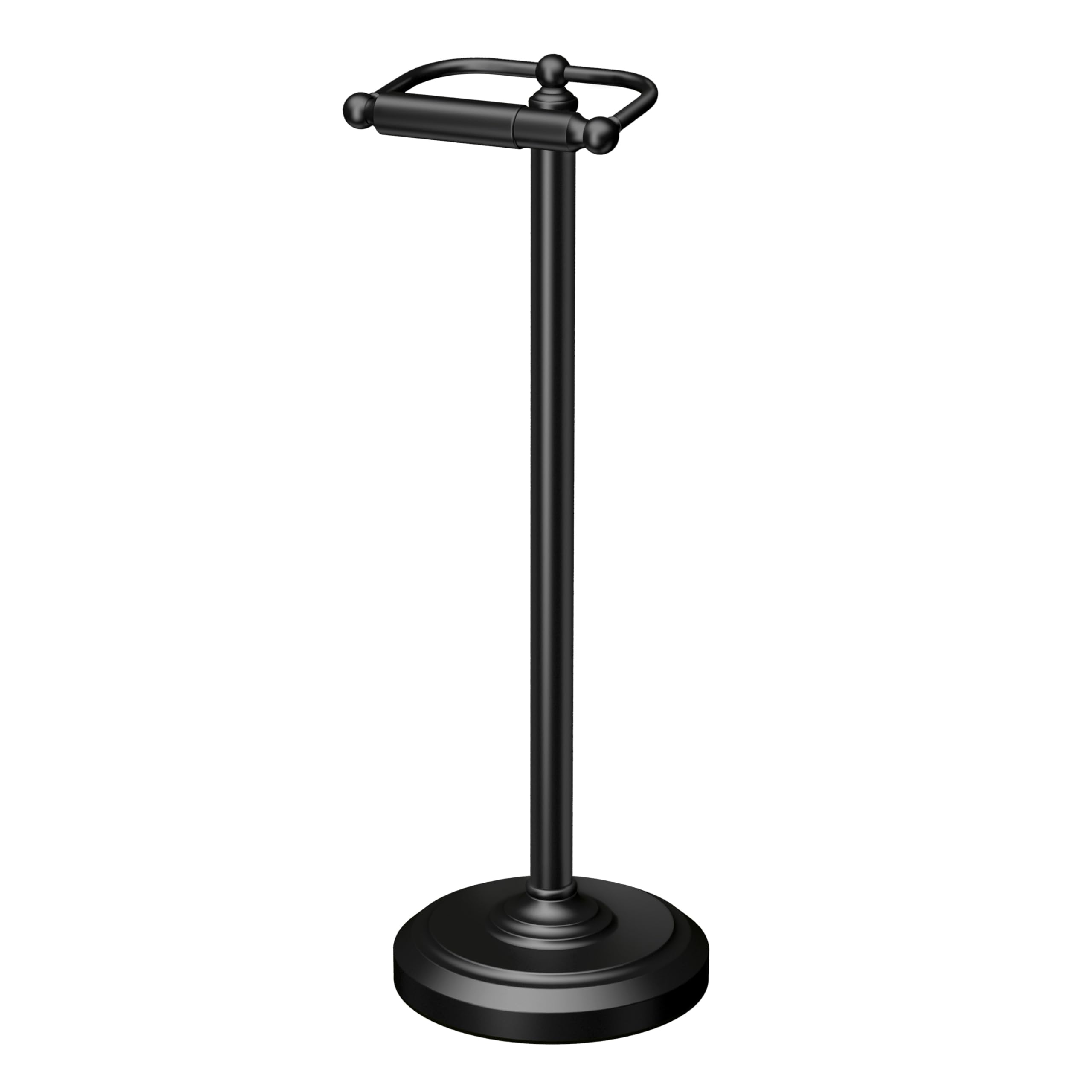 Gatco Porta Asciugamani Di Carta Da Cucina - Nero Opaco, Serie Latitude II, Metallro Lucidato A Mano